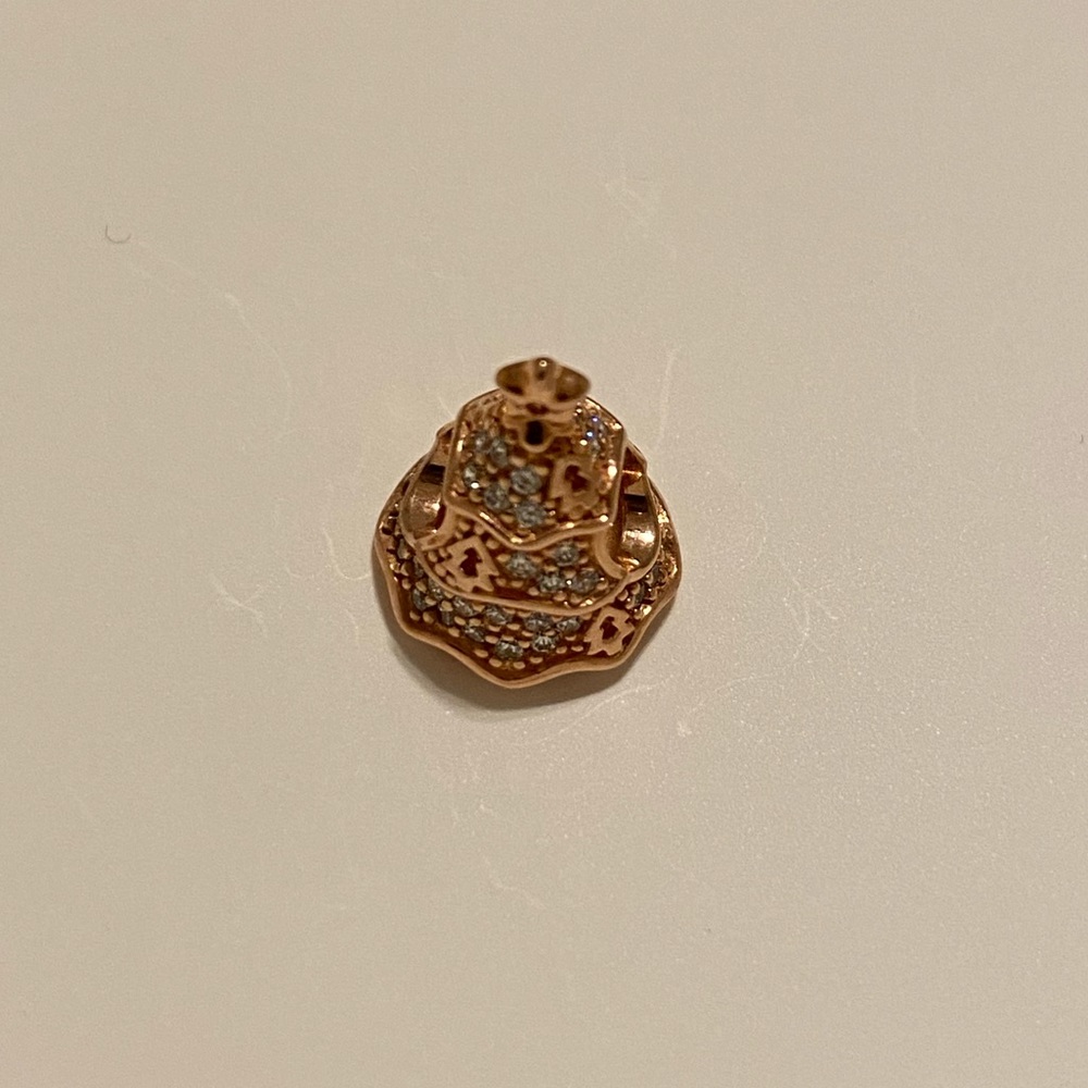 Authentic PANDORA Rose Gold Christmas Tree Charm